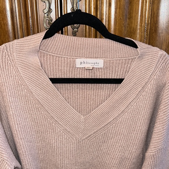 Philosophy V Neck Sweater - Picture 3 of 7